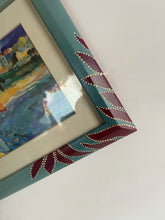 Load image into Gallery viewer, Set of two vintage hand painted picture frames