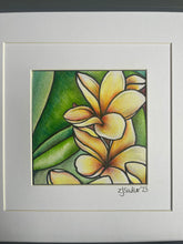 Load image into Gallery viewer, Yellow orchid original artwork (framed print)