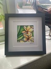 Load image into Gallery viewer, Yellow orchid original artwork (framed print)